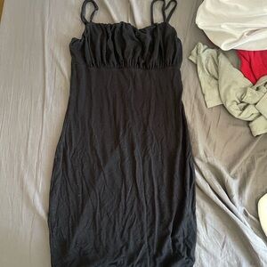 Black garage dress